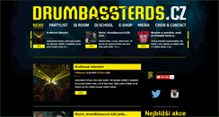 Desktop Screenshot of drumbassterds.cz