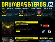 Tablet Screenshot of drumbassterds.cz